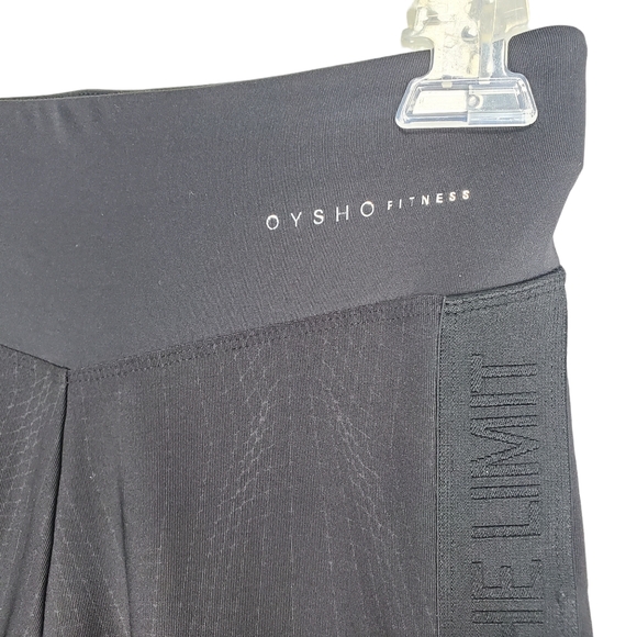 OYSHO Fitness Womens Black Leggings Size Small - Picture 3 of 14